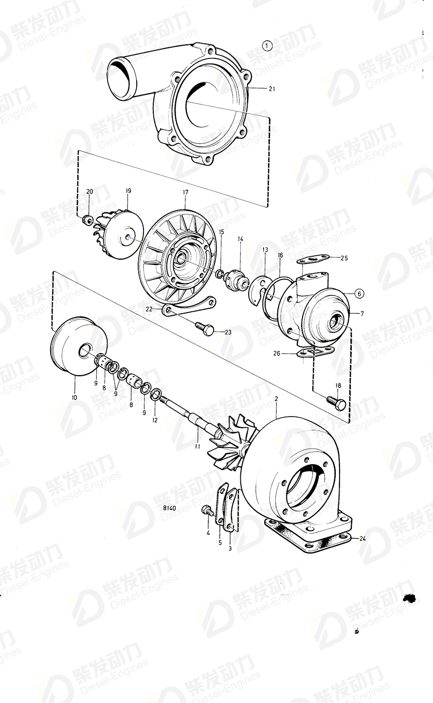 volvo penta Thrust sleeve 466475 Drawing volvo penta Thrust sleeve 466475 Drawing